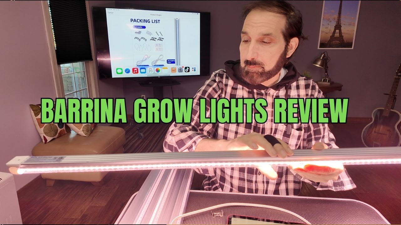 Barrina 4ft Grow Light Kit CRI 98 Explained! Why These Grow Lights Shine!
