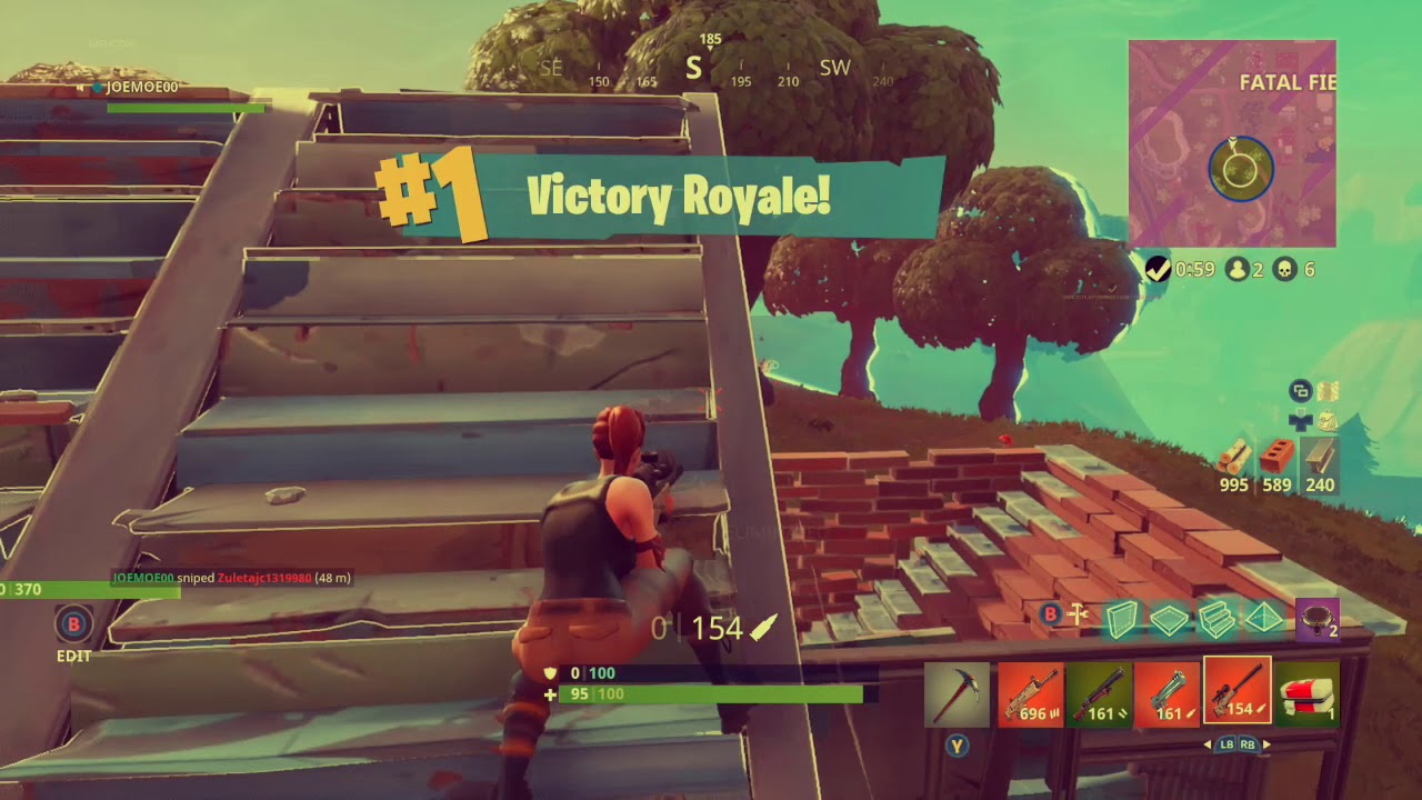 2 Fortnite wins in a row! - YouTube