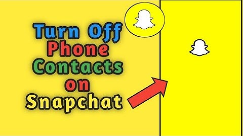 How to Remove Sync Contacts From Snapchat (Disable Phone Contacts) 2023