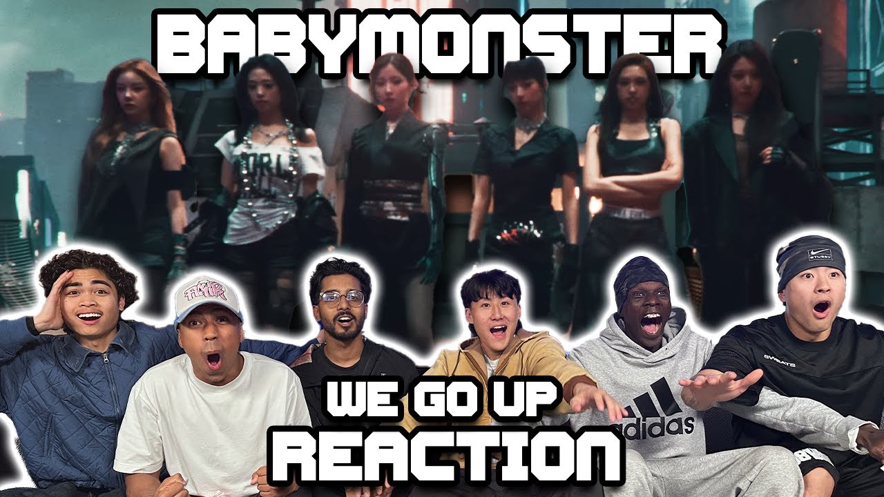 OUR FIRST TIME WATCHING BABYMONSTER WE GO UP!