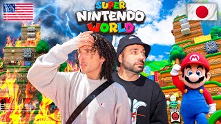 Alerta de Incendio en NINTENDO WORLD, Visitamos los 2 Parques | Japón vs USA | RULÉS 🇯🇵 JAPÓN