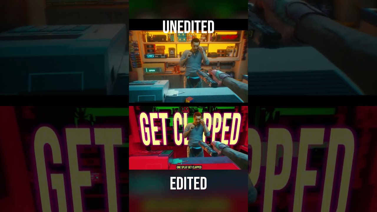 Raw Vs Final 100 Hours In After Effects Cyberpunk 2077 MV Cyberpunk2077 Aftereffects Edit Mv