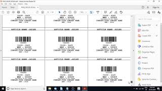 ACES BARCODE GENERATION SOFTWARE