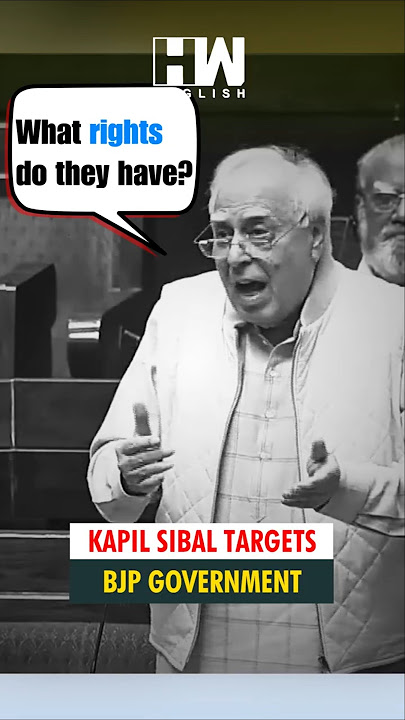 Kapil Sibal attacks the government during the discussion on the ‘150 years of Vande Mataram’ debate