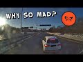 Angry driver brake checks truck +  Compilation!