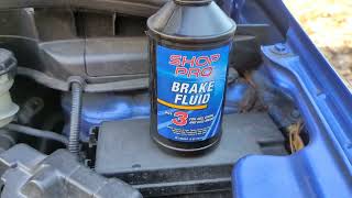 My Honda Cars Brake Fluid Light Is On