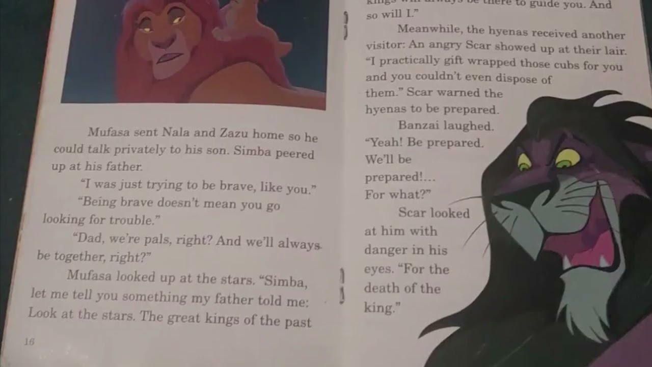 The Lion King Read Along tape cassette read by Robert Guillaume