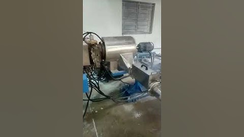 twin screw extrusion with water ring cutting