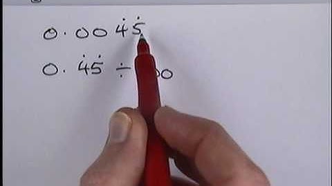 How to convert recurring decimals to fractions.wmv