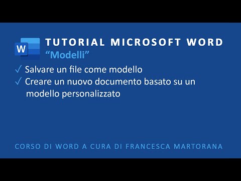 Video: Come si ottiene un modello di carta su Microsoft Word?