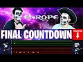 Europe final countdown  cover by dotti brothers  guitarbass lesson