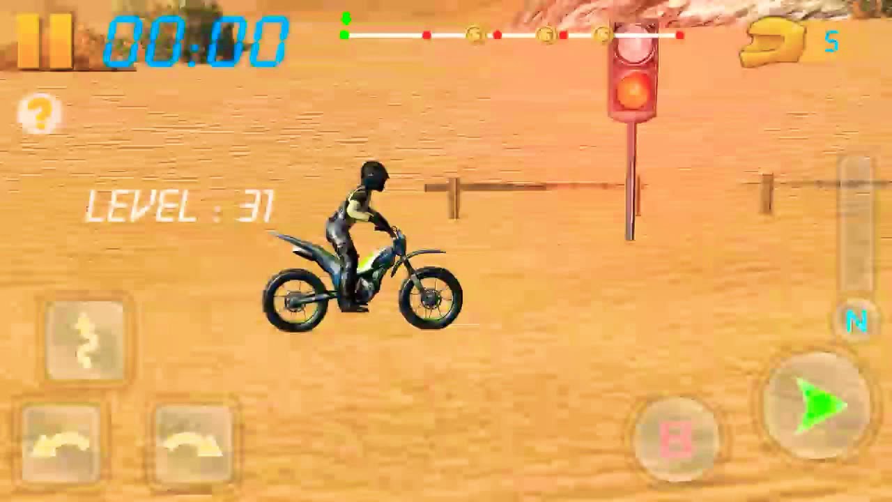 Bike Racing 3D Level 31{Desert} Gameplay.