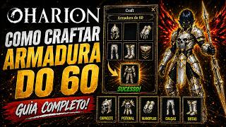 🎮 OHARION MMORPG – COMO CRAFTAR ARMADURA LEVEL 60 (GUIA COMPLETO)