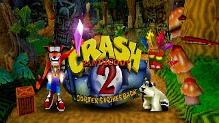 Crash Bandicoot 2: Cortex Strikes Back (1997) PS1 -  All gems and crystals! [TAS]