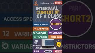 Internal Content of a Class in Java – Part 2