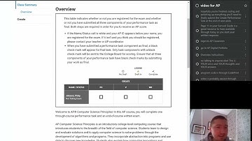 (CSP) Create Performance Task Video