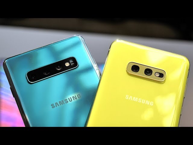 Samsung Galaxy S10 vs S10e | Side-by-side comparison