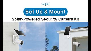 How to Set Up and Mount Your Tapo Solar-Powered Security Camera Kit | Tapo C425 KIT