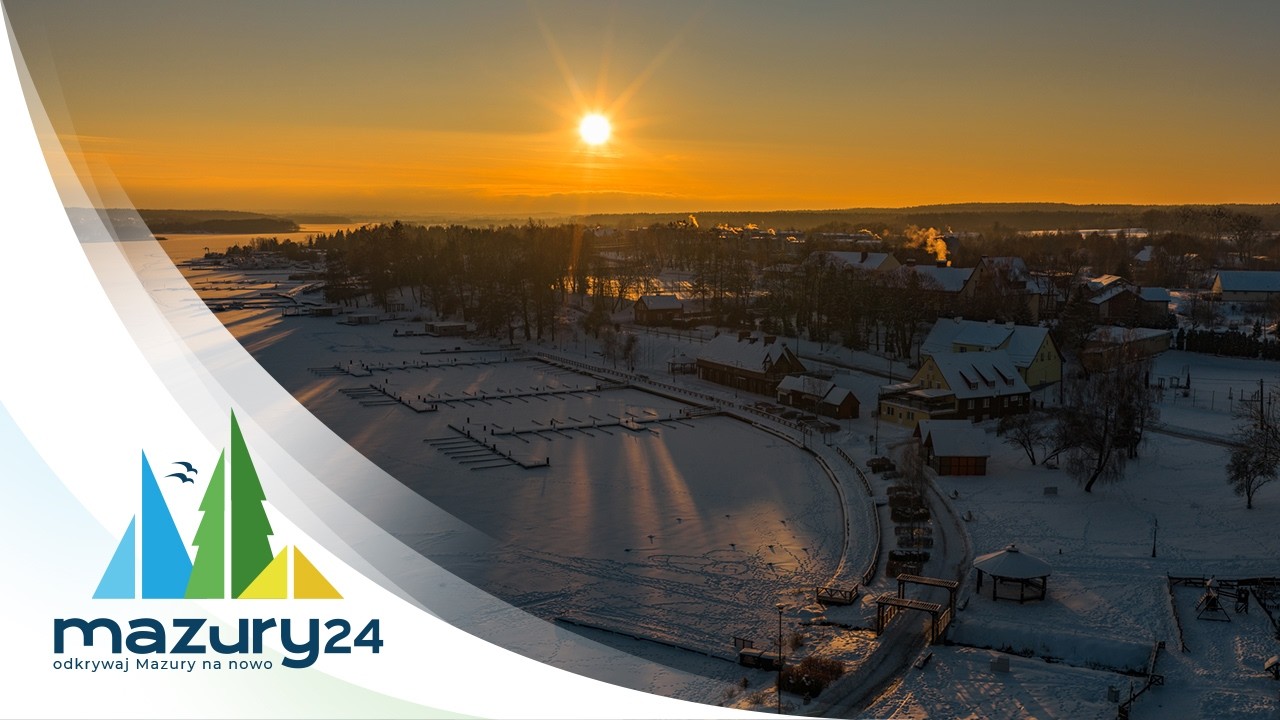 Zimowe Mazury z drona 2026, cz. II