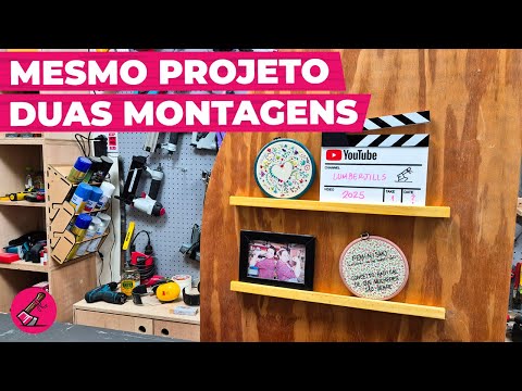 Prateleira para quadros DIY | 2 jeitos