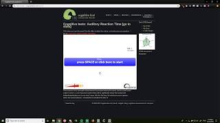 Auditory Reaction Time [100ms]