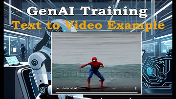 GenAI Training - Text to Video Generation Model - Run free on Google Colab