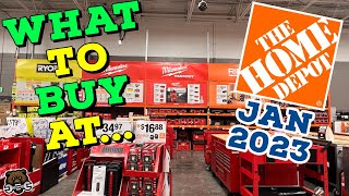 What To Buy at Home Depot this Month! (January 2023)