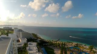 Cancun Sunset time lapse Riu Palace Peninsula