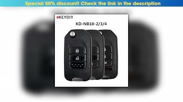 Exclusive 5pcs,KEYDIY 2/3/4 Buttons NB10-2/3/4 KD900/KD-X2/KD MINI/KD-MAX Key Programmer NB Series•