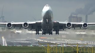 Plane Spotting Amsterdam Schiphol 28-8-2025 Heavy 747