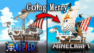 I recreated The Going Merry from One Piece in Minecraft