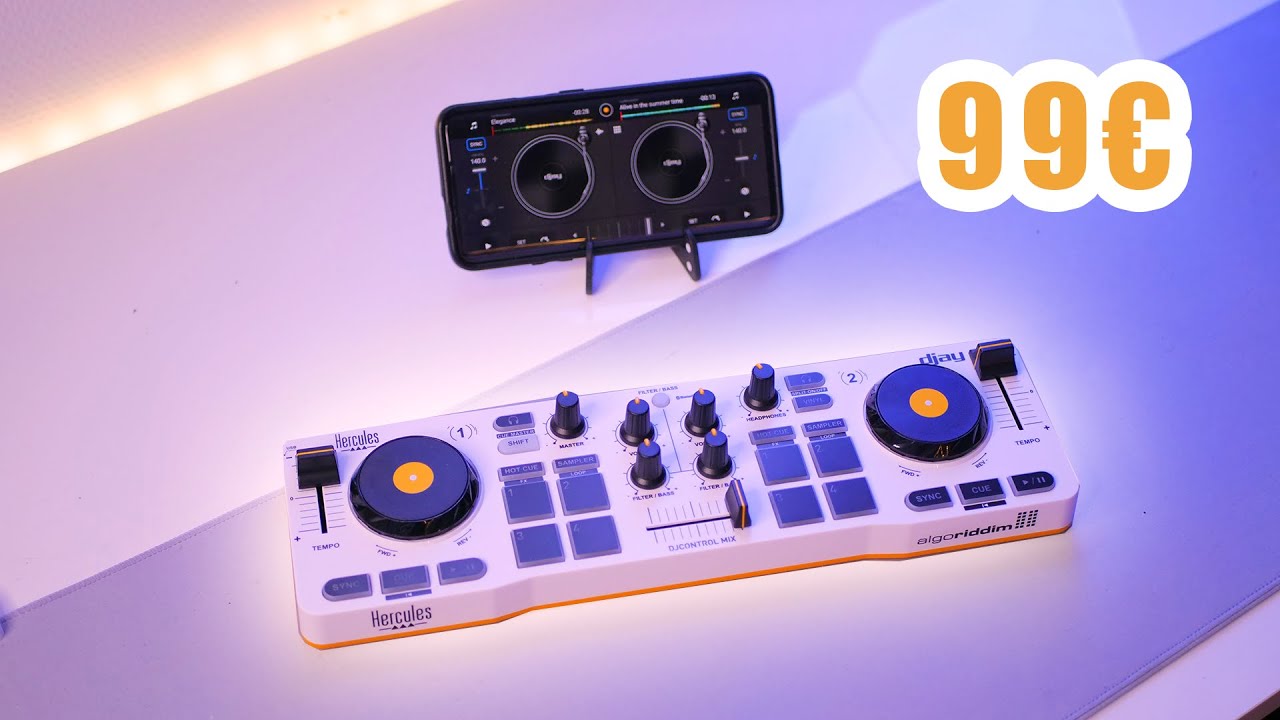 Hercules DJControl Mix DJ Controller for Smart Phone or Tablet