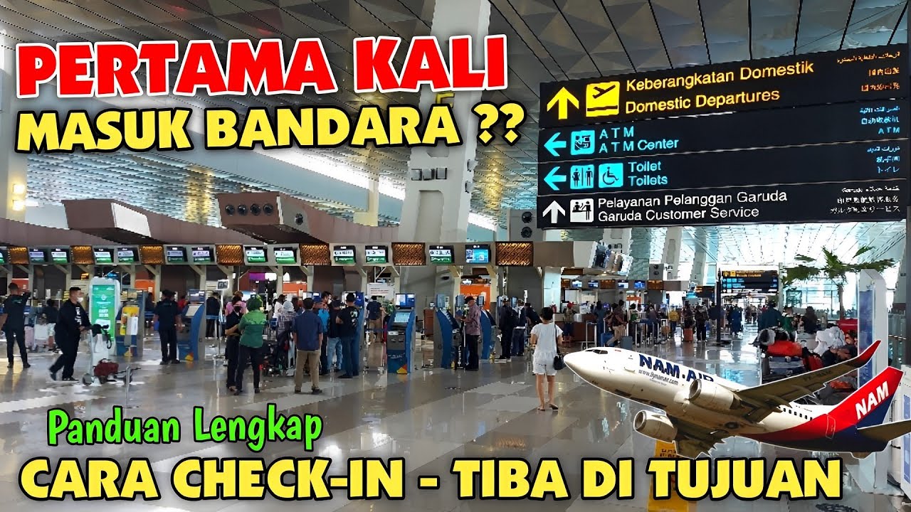 Tutorial Cara Naik Pesawat Udara Pertama Kali Bagi Pemula | Terbaru Tahun ini