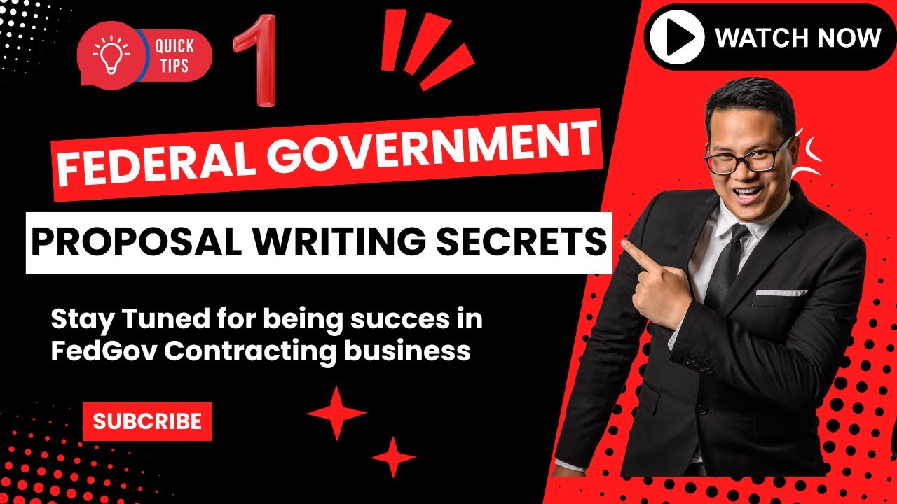 Federal Proposal writing Tip NO 1--Adding Corporate Credentials on every page of your proposal