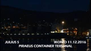 Download lagu JULIUS S departure from Piraeus Container Terminal