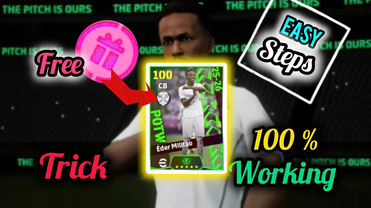💯Trick To Get 101 Rated💥 E. Militao🔥 From Potw🟢 In eFootball 2026 ll 