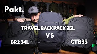 Pakt. Travel Backpack 2.0 35L // New Travel KING?? Plus compared to GR2 34L and CTB35