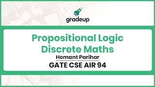Propositional Logic GATE Questions | Discrete Maths | GATE CSE 2019 Profile