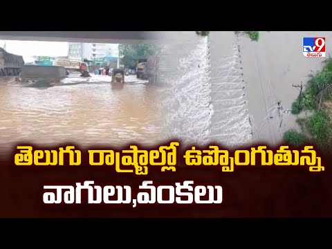 Cyclone Montha Effect  : తెలుగు రాష్ట్రాల్లో ఉప్పొంగుతున్న వాగులు,వంకలు - TV9 - TV9
