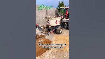 LUTON self loading concrete truck with pan mixer