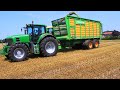 Krone Big X 700 häckselt Mais mit einer Fendt Abfahrflotte [Lohnunternehmen Kappelhoff]