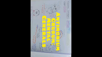 Antimonium crudum:mental generals||easy explanation through cartoons