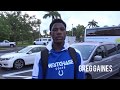 Greg Gaines Unsigned Preps Youth College Bus Tour Interview 2018