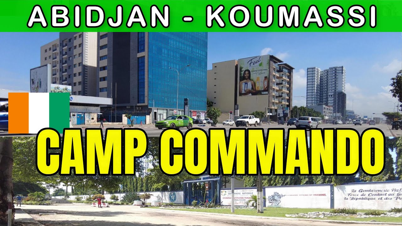 Camp Commando - Koumassi, Abidjan – Côte d’Ivoire | Gratte-Ciel le long de l’Autoroute FHB 🏢