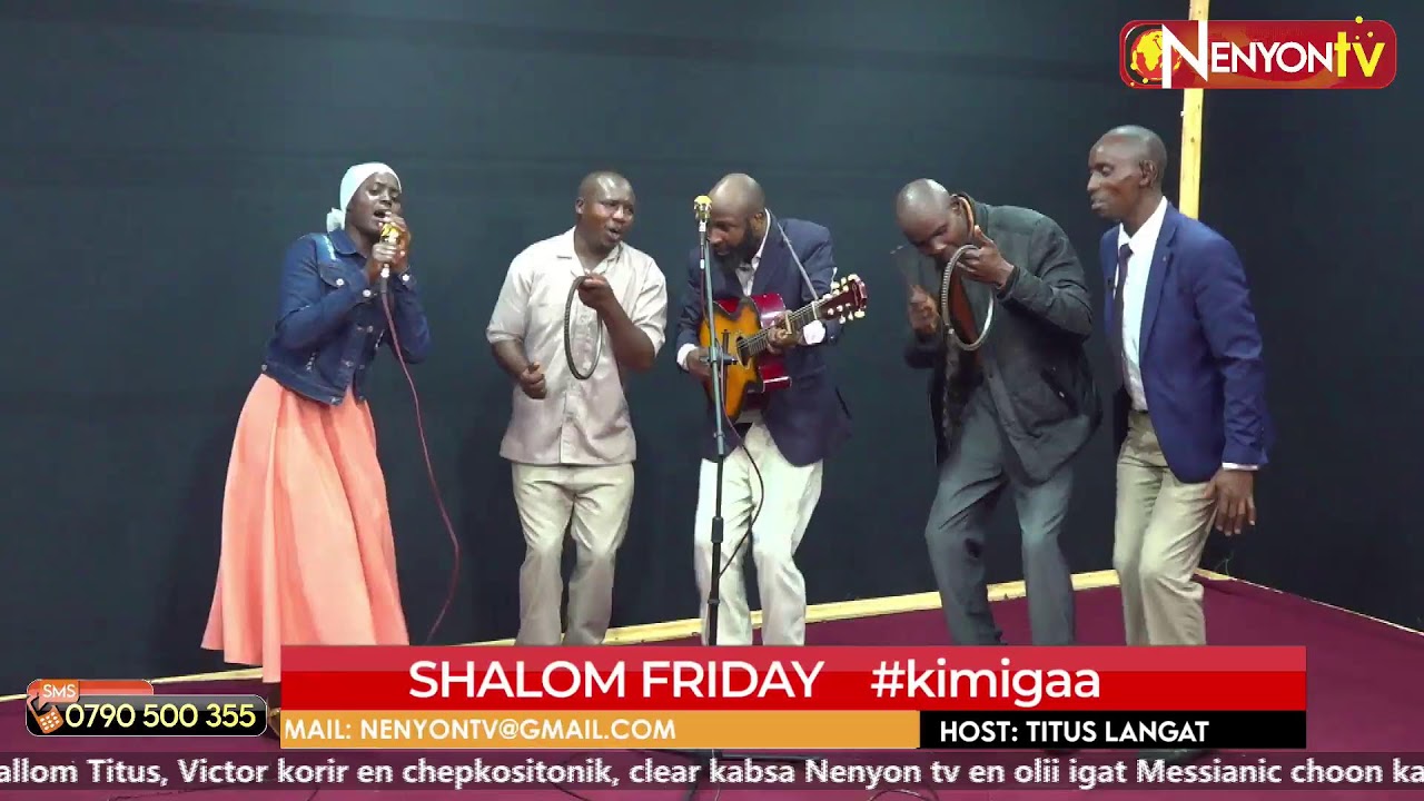 SHALOM FRIDAY LIVE BAND FT KIMOSO BAND . HOST TITUS LANGAT