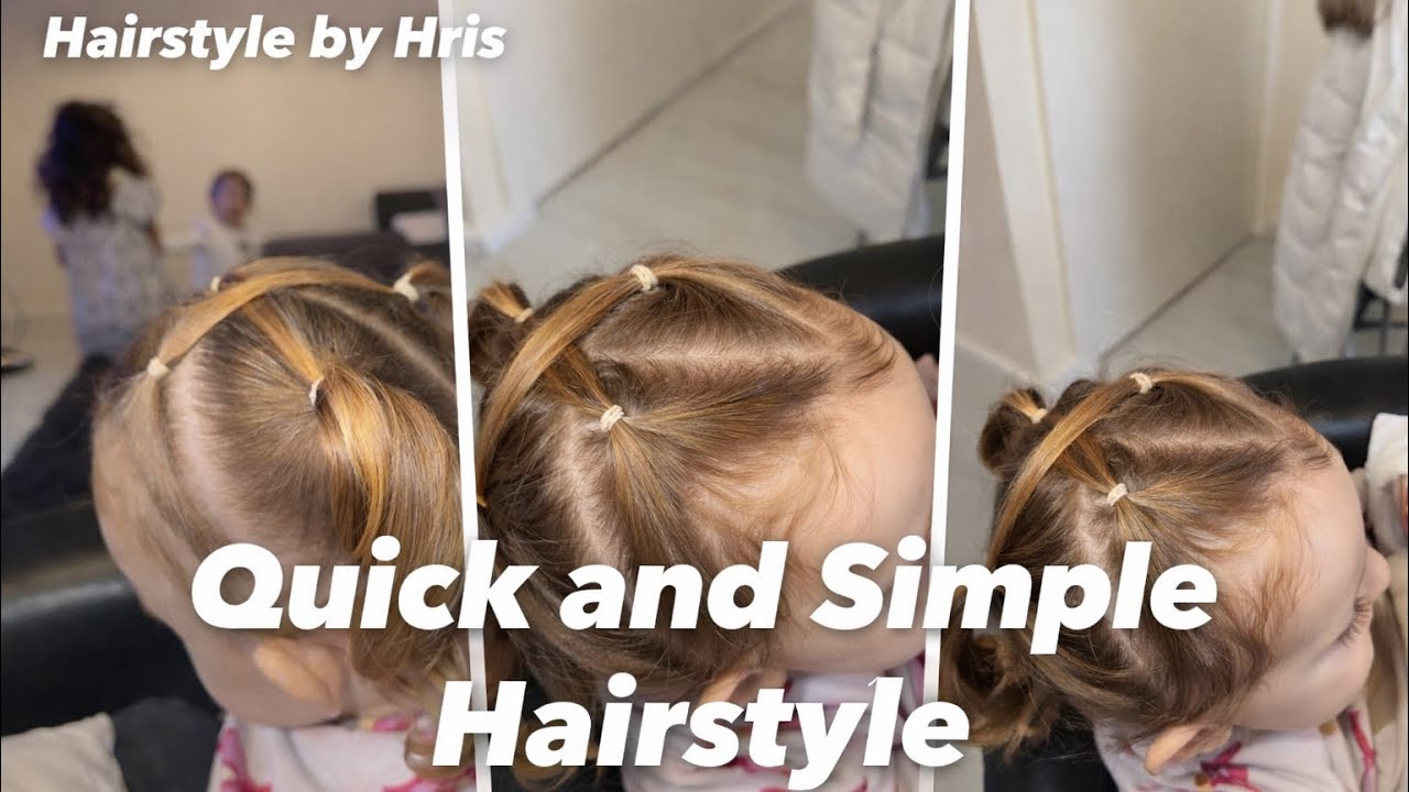 Quick and Simple Hairstyle for Toddler Girl 