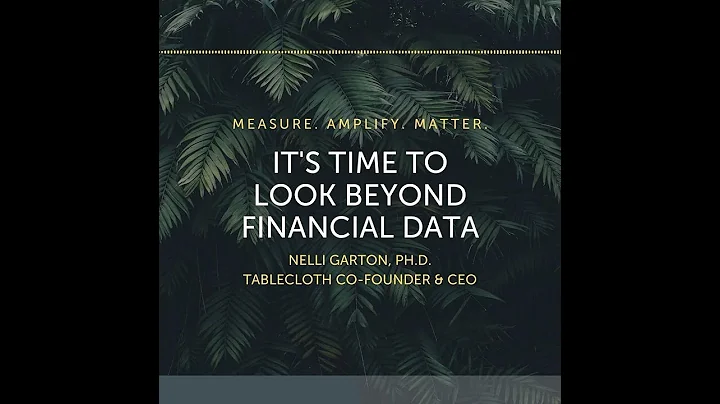 It's Time to Look Beyond Financial Data