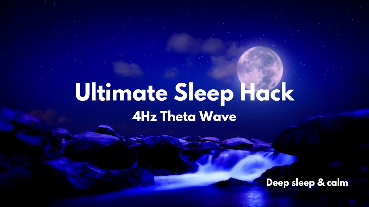 🌙 Ultimate Sleep Hack: 4Hz for Instant Deep Sleep &amp; Anxiety Relief (Low ...