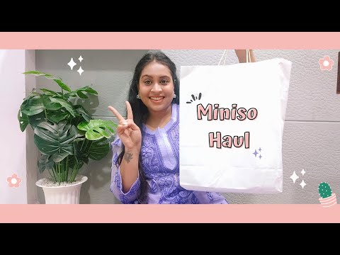 Miniso Haul | Miniso Vlog + Haul under Rs.5000