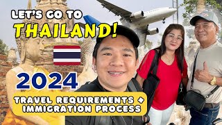 FLYING to BANGKOK, THAILAND  Travel Requirements & Immigration Process 2024  | Wander J